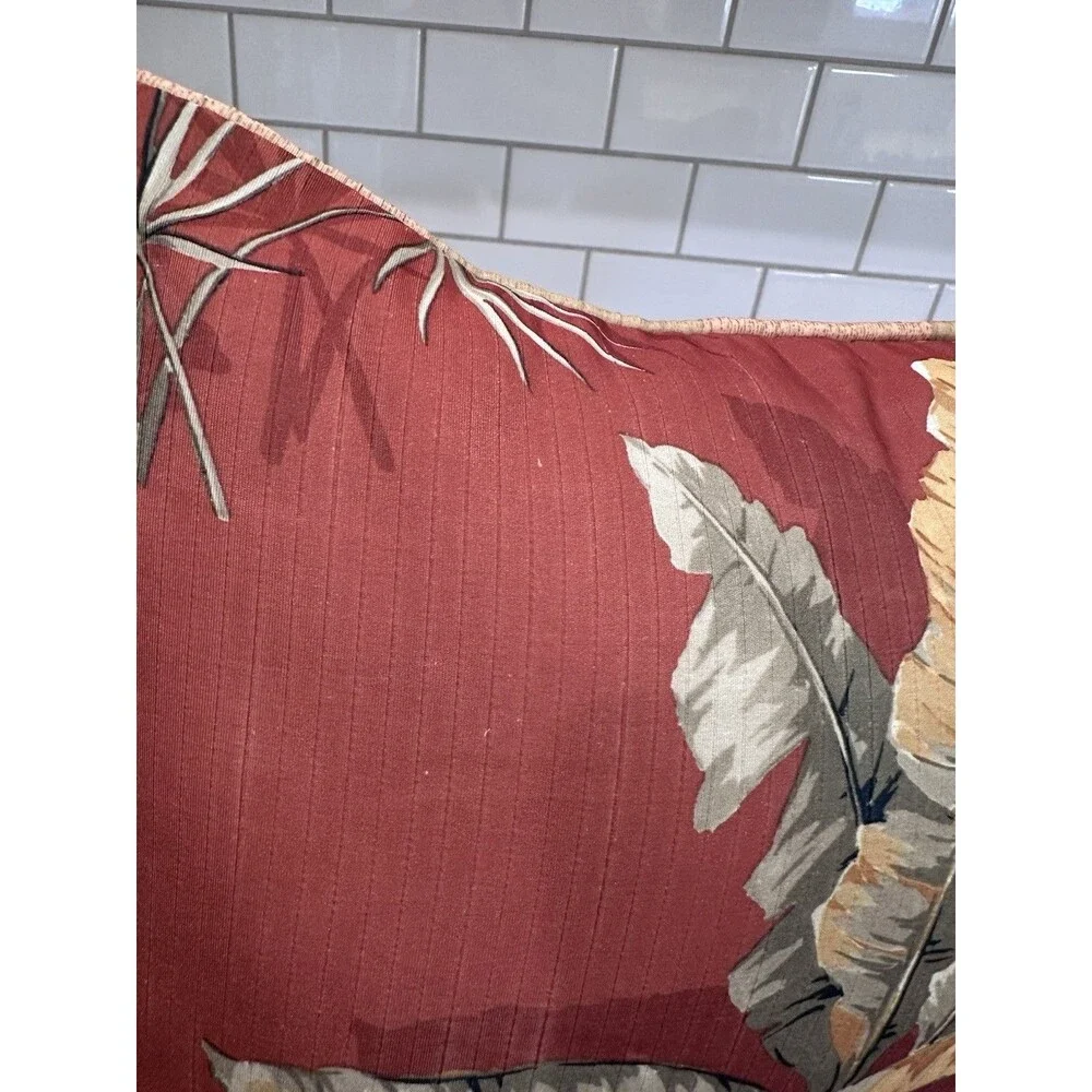 Tropical Botanical Palm Tree Accent Pillow Outdoor Indoor Home Decor